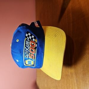 Kids Racing Cap - Blue and Yellow